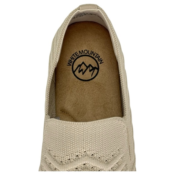 White Mountain Courage Taupe Slip-On Womens Loafers Size 9.5M - Picture 6 of 10